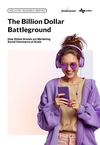 Unbox report cover – social commerce research by Retail Economics